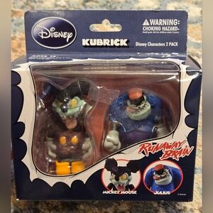 Disney Kubrick Action Figures Runaway Brain Mickey Mouse And Julius New In Box